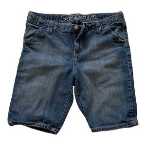 Gap Denim Kids Girls Blue Jean Shorts Size 16‎ Plus Casual Everyday